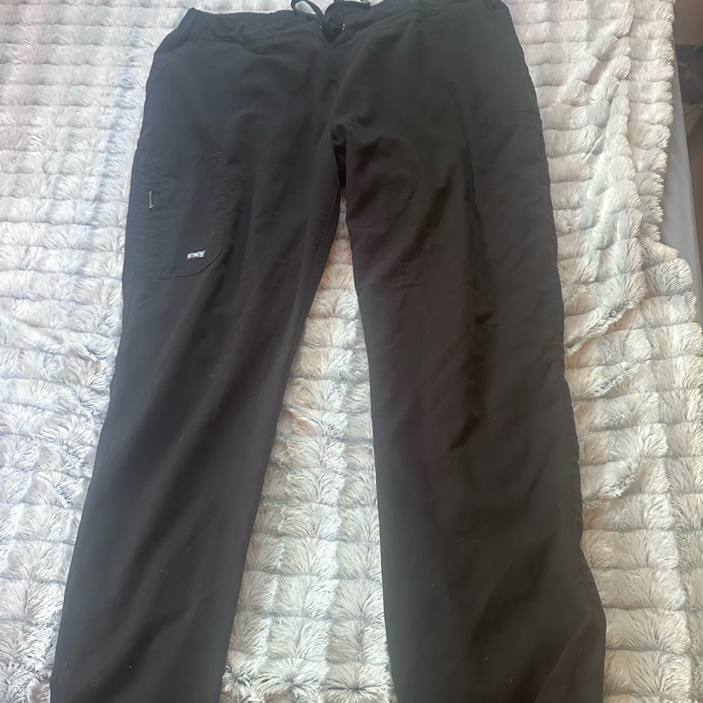 Black Scrub Pants